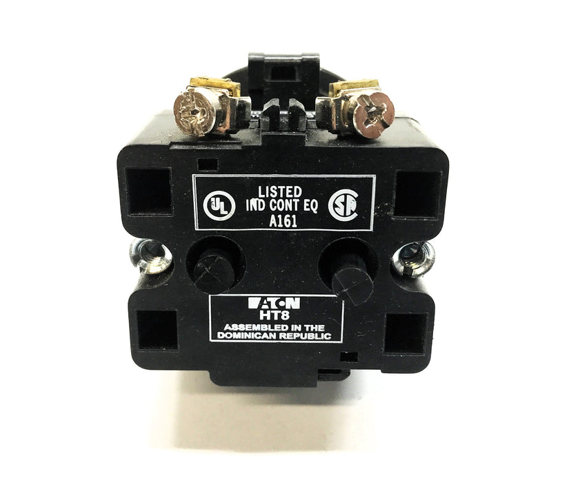 Eaton Amber Pushbutton Momentary Switch HT8GBAV7 NOS