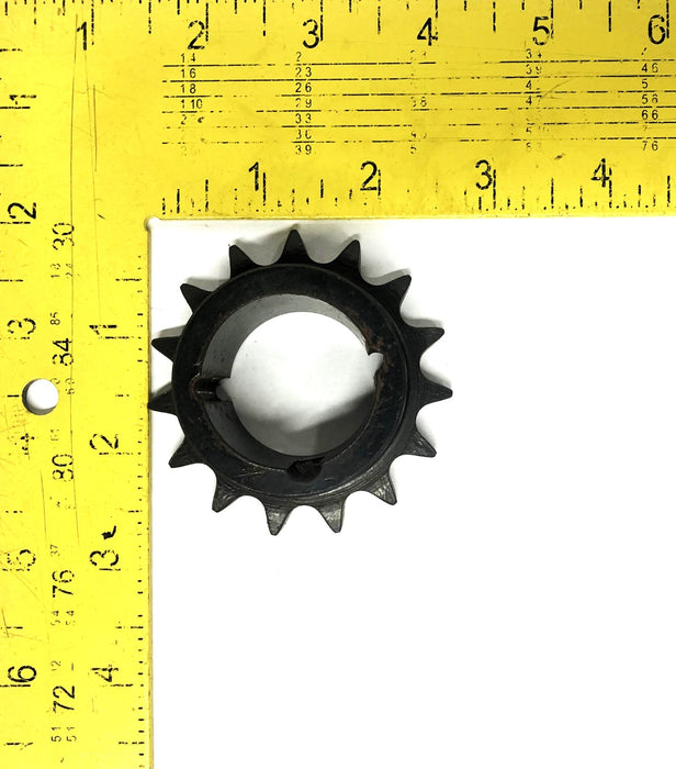 Unbranded 15 Tooth 1.35 Inch Bore Roller Chain Sprocket 41TB15 NOS