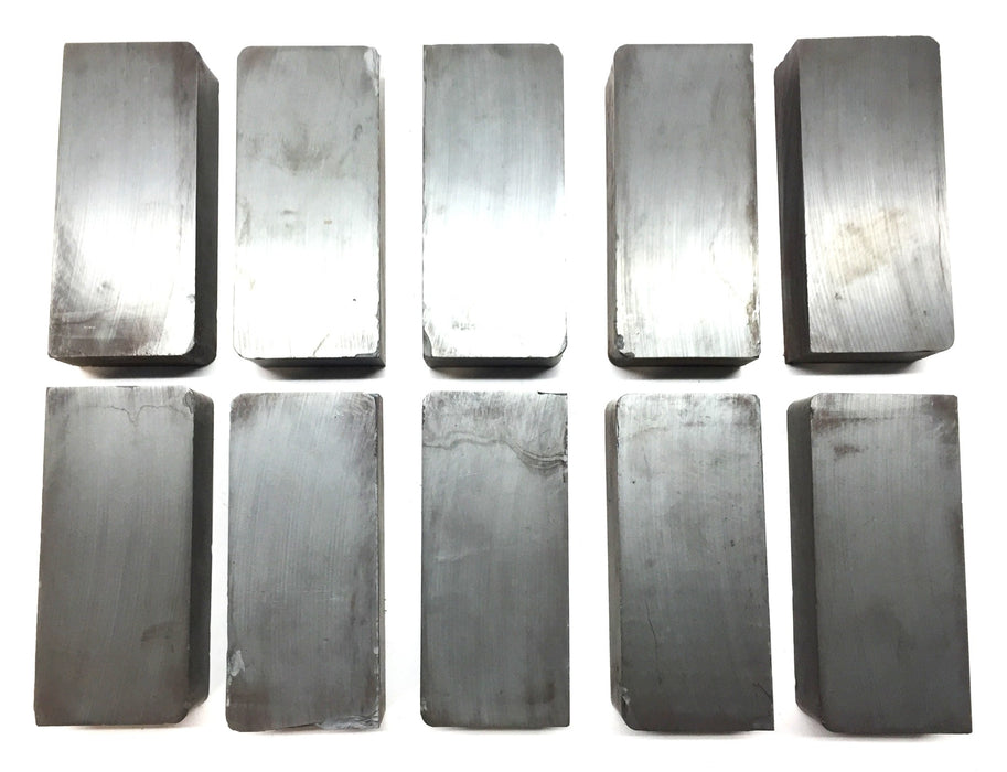 Unbranded Unmagnetized Ferrite 4" x 1-3/4" x 1" [Lot of 10] NOS