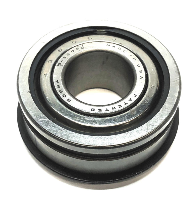 Norma Single Row Ball Bearing W/ Snap Ring (No Box) 43606-J NOS