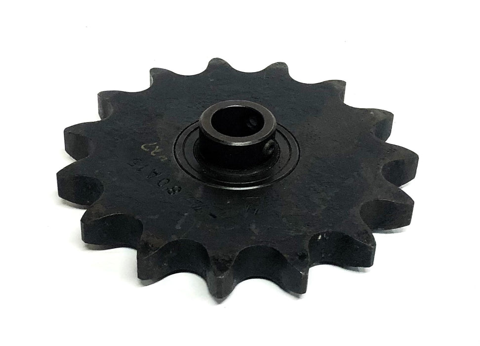 Martin 15 Tooth 0.74 Inch Bore Roller Chain Sprocket 80A15 USED