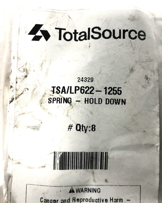 Total Source Hold Down Spring LP622-1255 [Lot of 4] NOS
