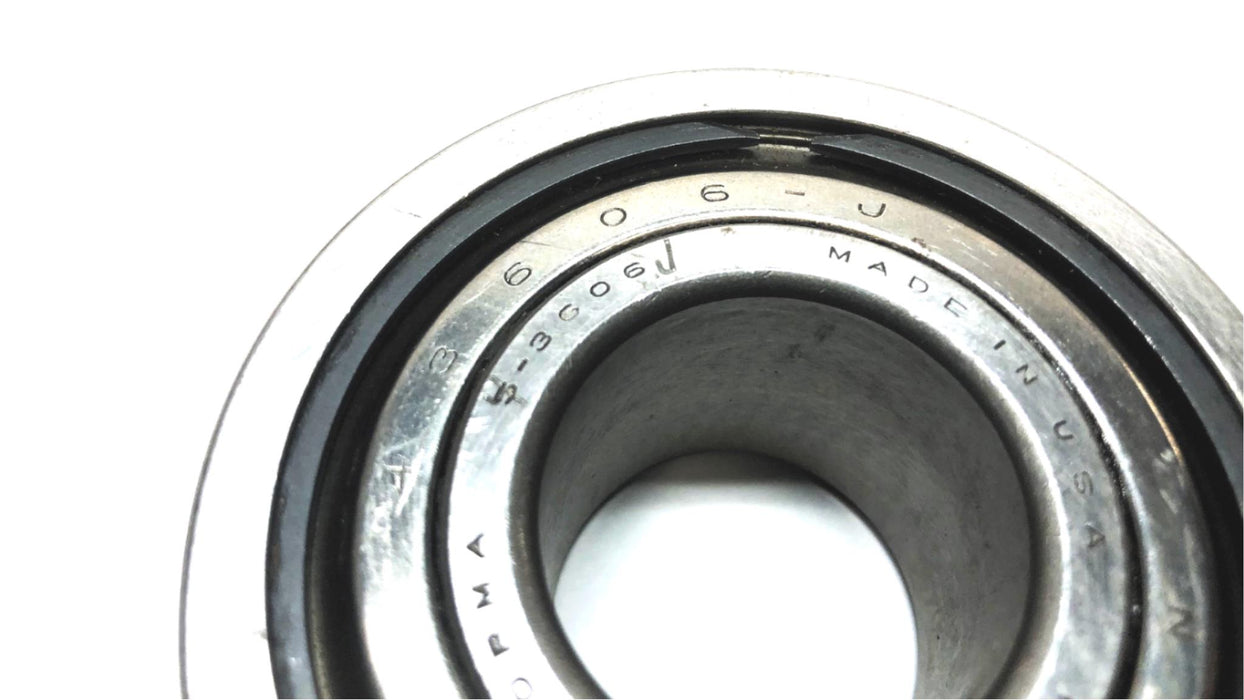Norma Single Row Ball Bearing W/ Snap Ring (No Box) 43606-J NOS