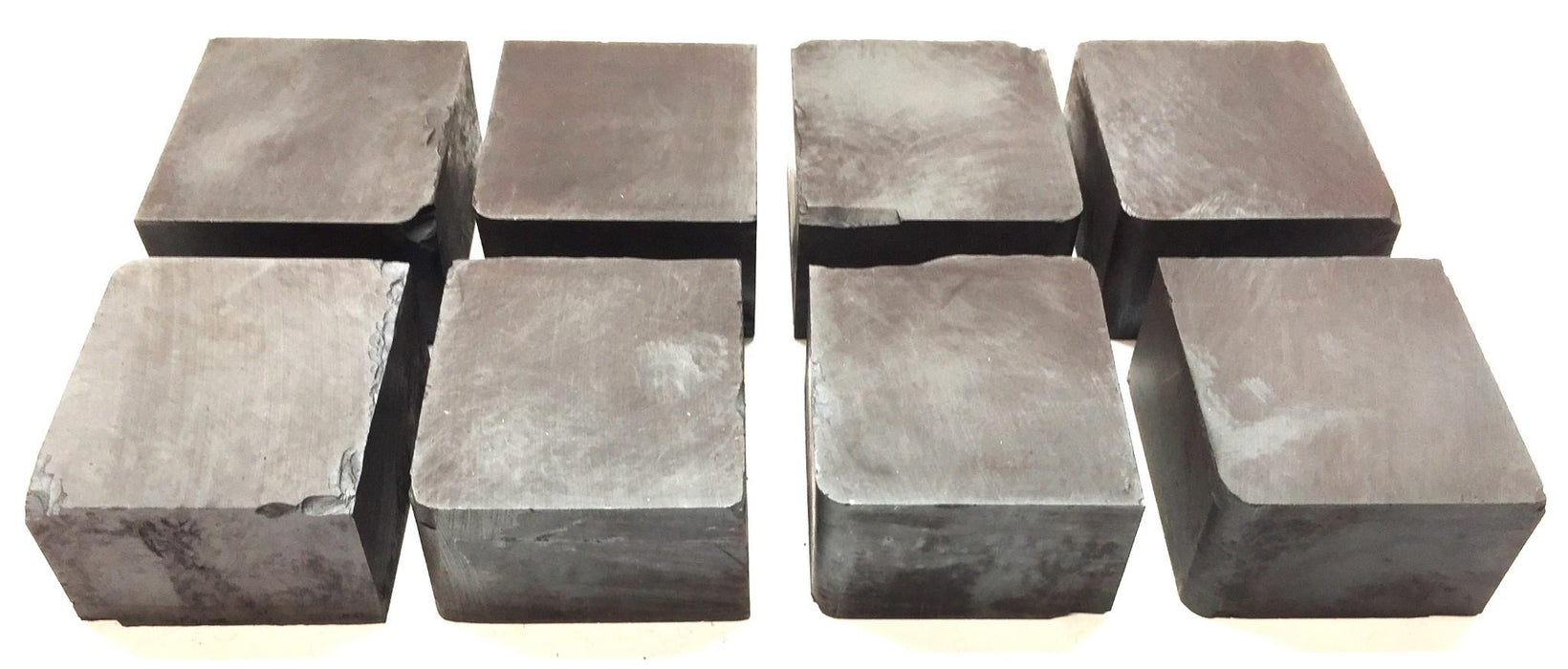 Unbranded 2" x 1-7/8" x 1" Ceramic Unmagnetized Ferrite Magnet [Lot of 8] NOS