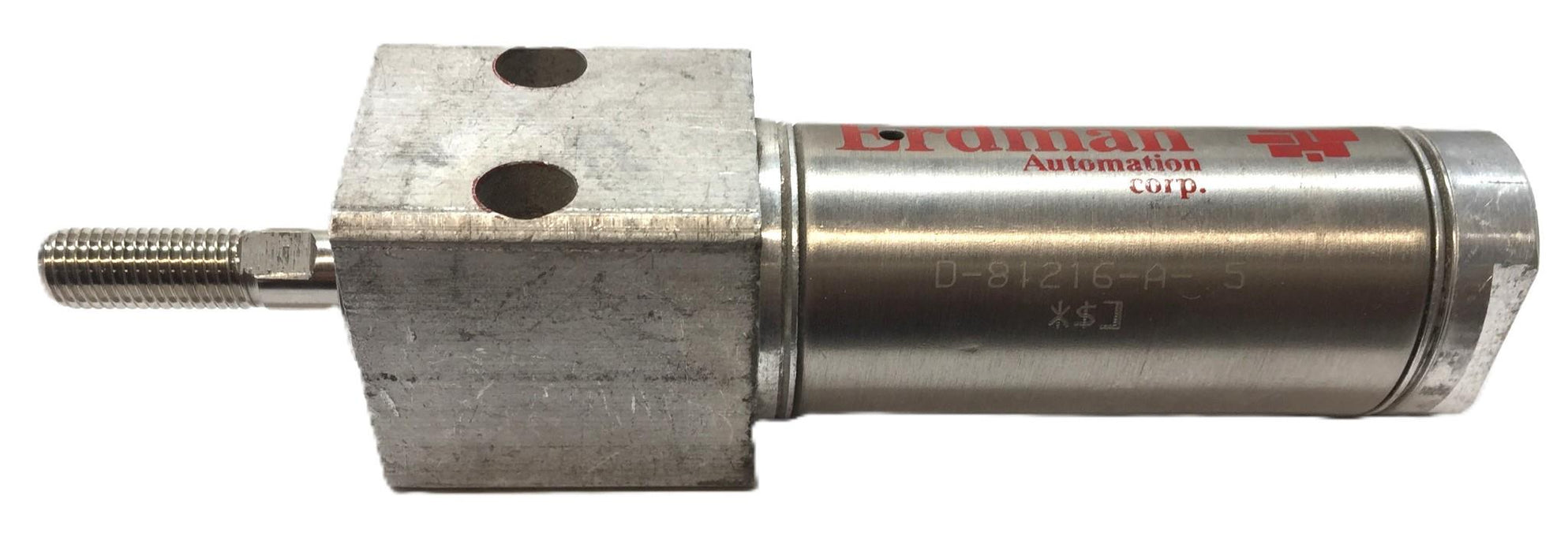 Erdman Automation Corp. Pneumatic Air Cylinder D-81216-A-5 USED