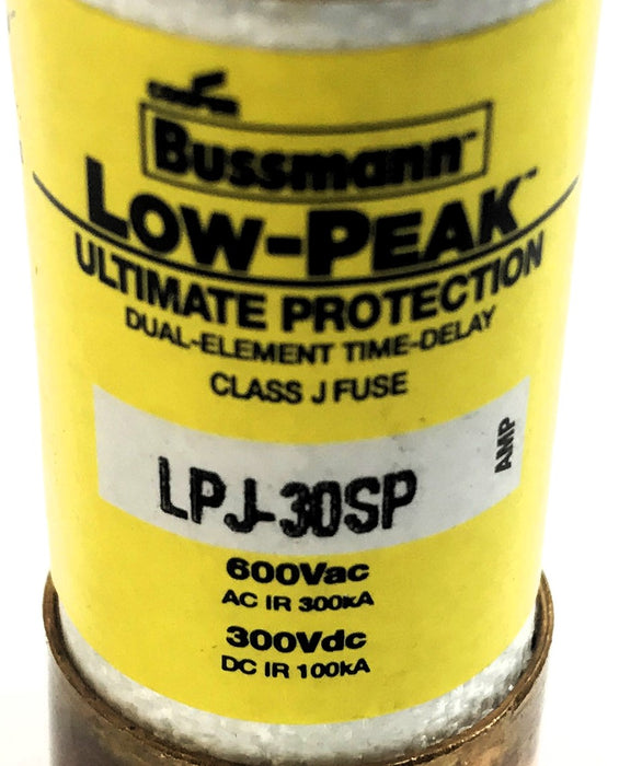 Cooper Bussmann Class J Time Delay Fuse LPJ-30SP [Lot of 3] NOS