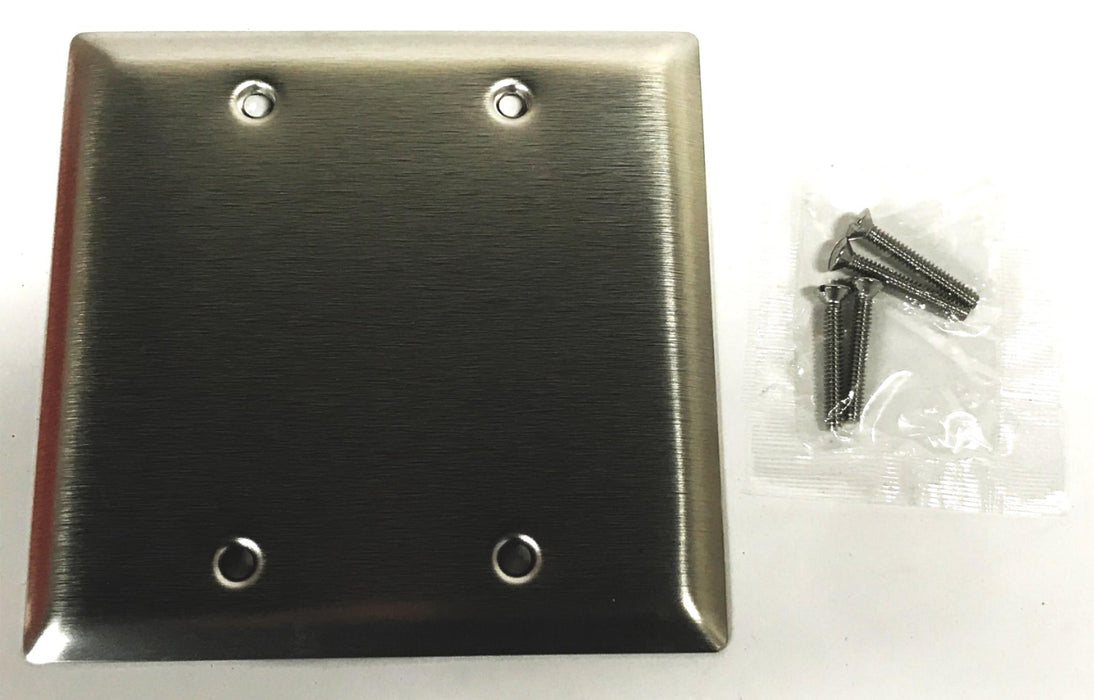 Pass & Seymour Stainless Steel Standard Blank Wallplate SS23 [Lot of 5] NOS