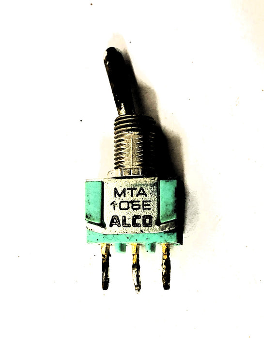 Alco 6A125V 3A250V Toggle Switch MTA106E [Lot of 6] NOS