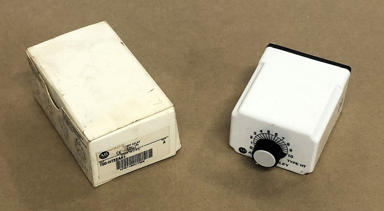 Allen-Bradley Series A -0.1s-10s 120VAC Off Delay 700-HT22AA1 NOS