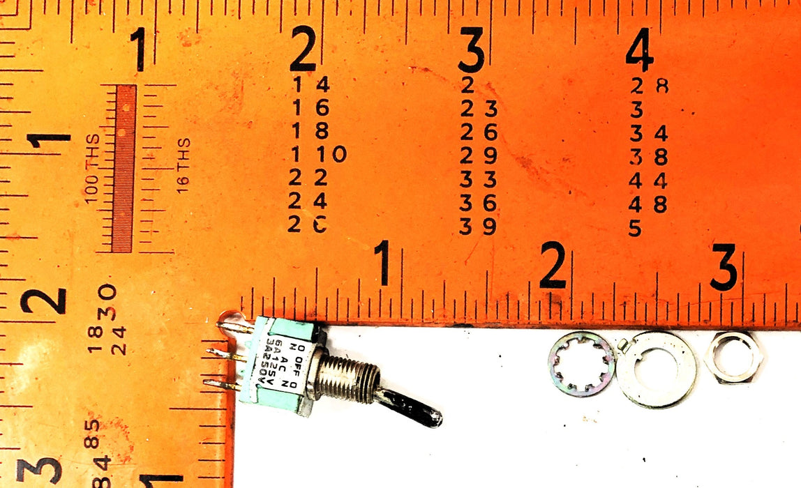 Alco 6A125V 3A250V Toggle Switch MTA106E [Lot of 6] NOS