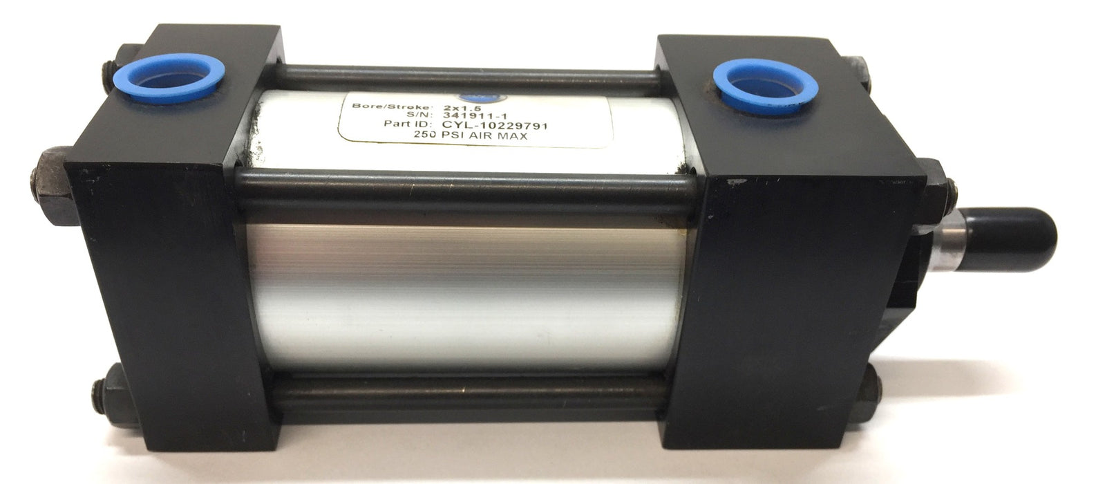 Bimba 250PSI Air Max Pneumatic Air Cylinder CYL-10229791 Bore Stroke: 2x1.5 NOS