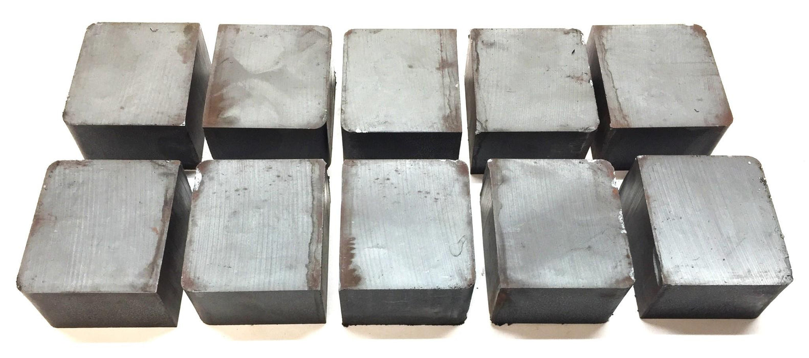 Unbranded 2" x 1-5/8" x 1" Ceramic Unmagnetized Ferrite Magnet [Lot of 10] NOS