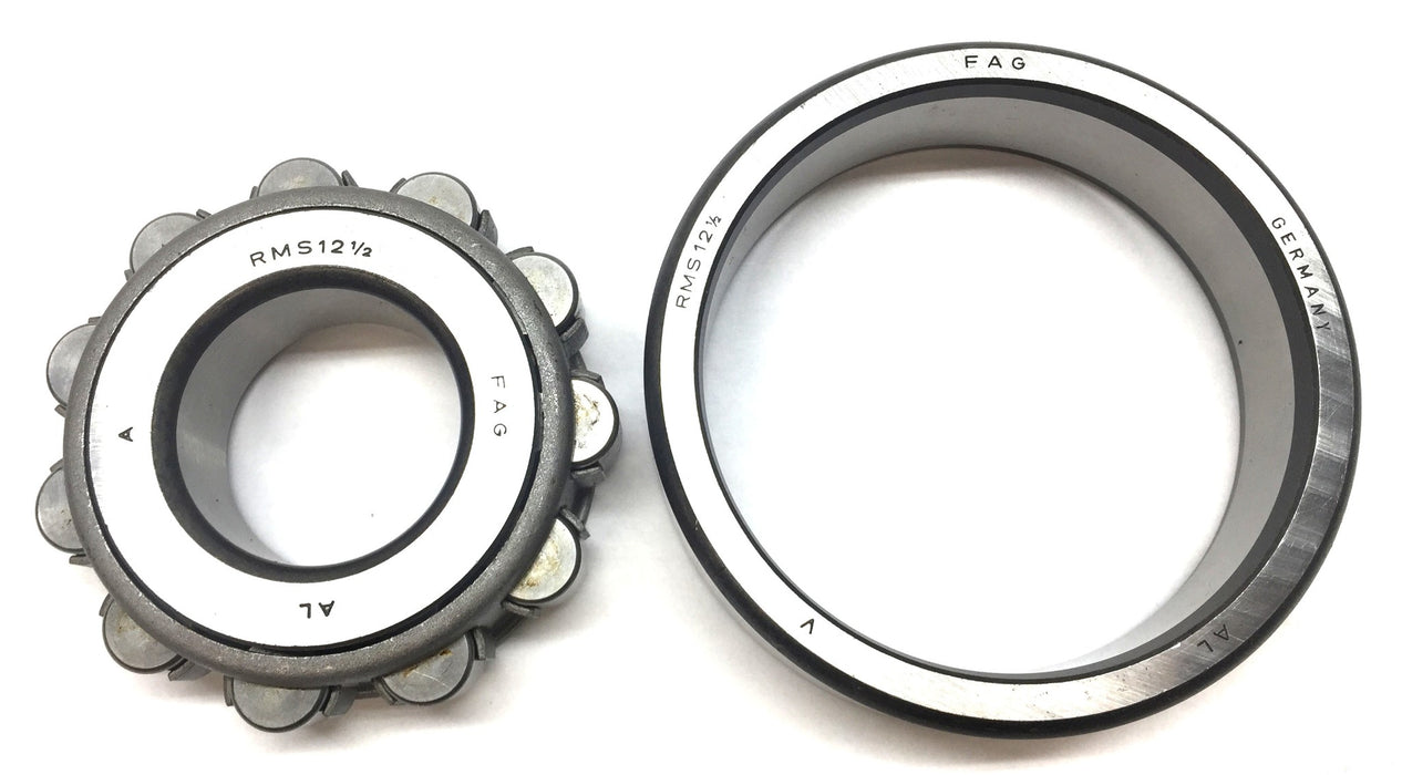 FAG Cylindrical Roller Bearing RMS12-1/2 w/Outside Ring Race Cup RMS12-1/4 NOS