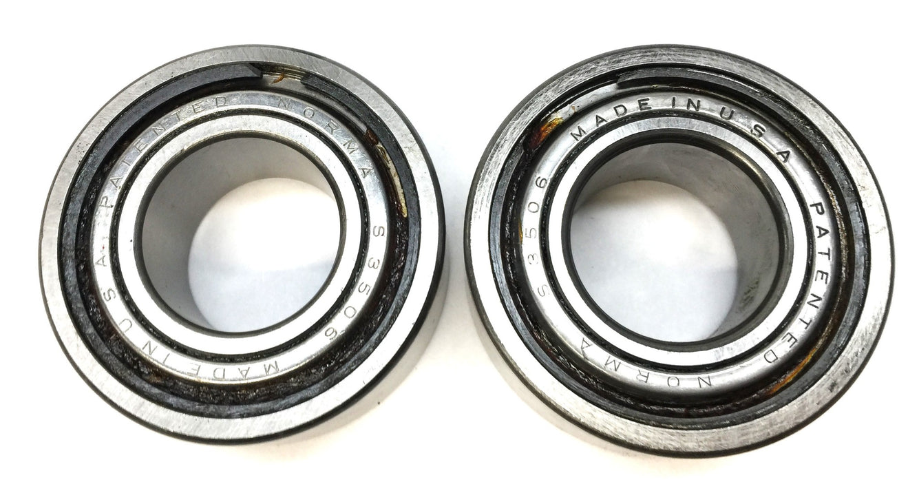 Norma Single-Row Ball Bearing S3506 [Lot of 2] NOS