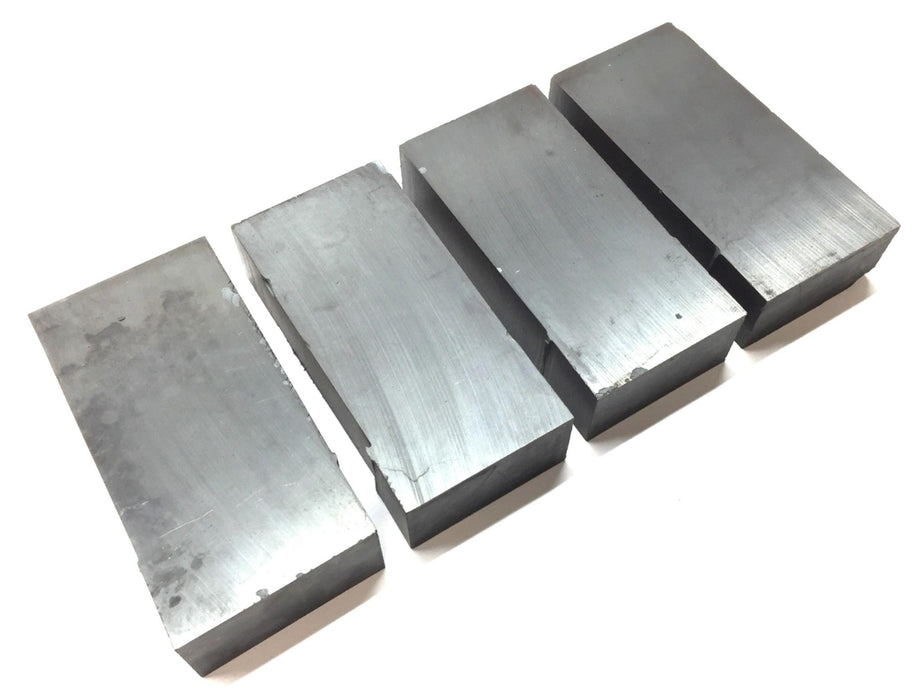 Unbranded 4" x 2" x 1" Ceramic Unmagnetized Ferrite Magnet [Lot of 4] NOS