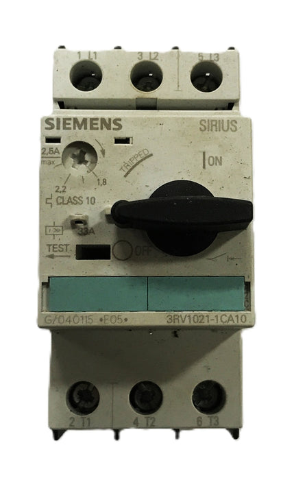 Siemens Motor Starter Circuit Breaker 3RV1021-1CA10 NOS