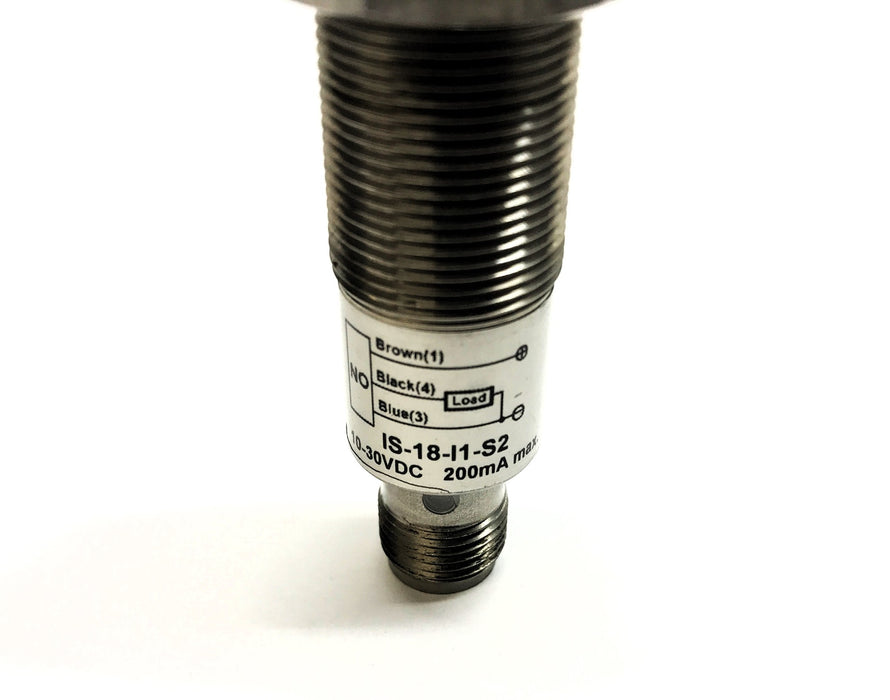 Datalogic Proximity Sensor (Missing 1 Hex Nut & Washer) IS-18-I1-S2 NOS