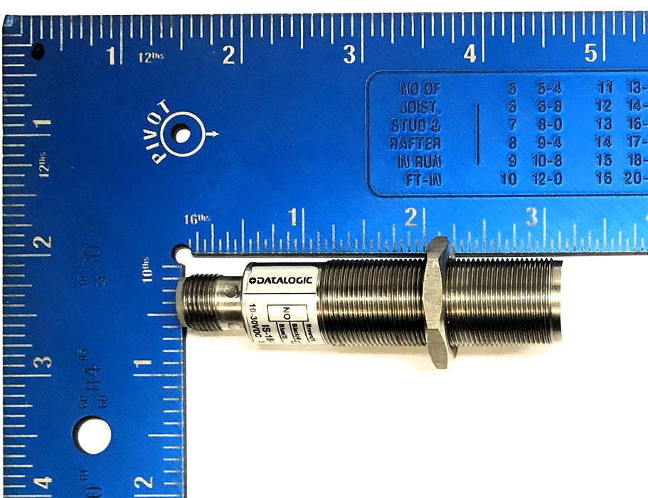 Datalogic Proximity Sensor (Missing 1 Hex Nut & Washer) IS-18-I1-S2 NOS