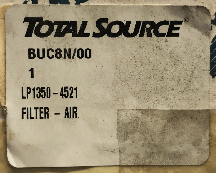Total Source Forklift Air Filter LP1350-4521 NOS