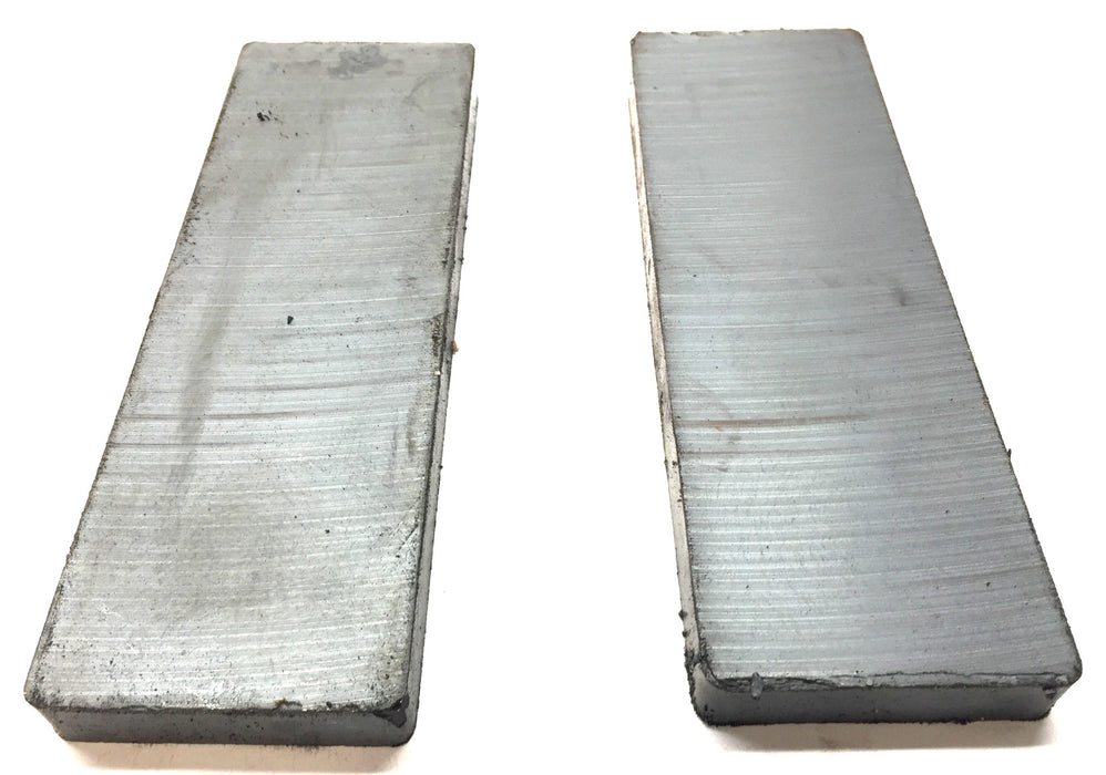 Unbranded C8 Magnetized Ceramic Ferrite Magnet 6" x 2" x 1/2" [Lot of 2] NOS