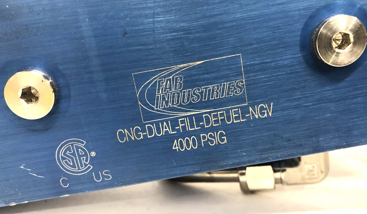 FAB Industries 4000PSIG CNG-DUAL-FILL-DEFUEL-NGV USED