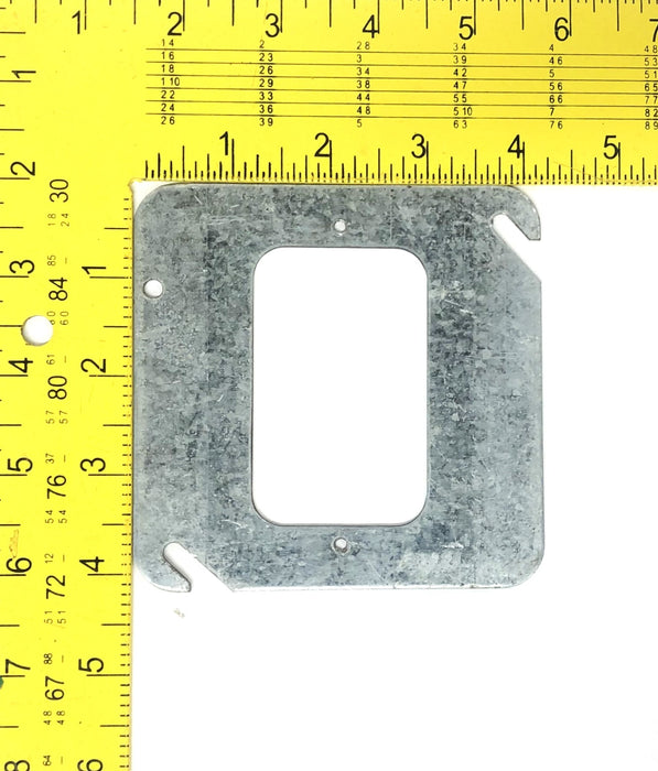Crouse Hinds One Device Steel Flat 4 Inch Outlet Box Cover TP480 [Lot of 17] NOS