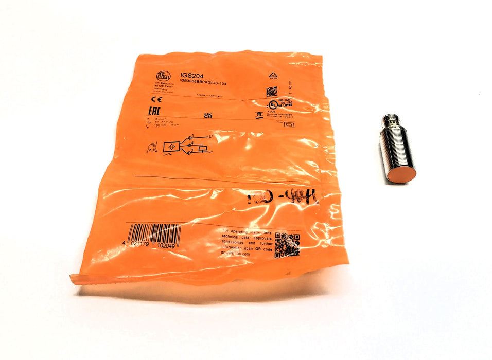 IFM Proximity Sensor (No Hex Nuts) IGS204 NOS