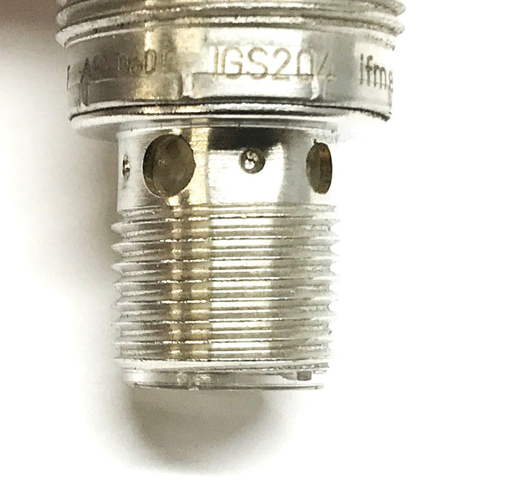 IFM Proximity Sensor W/ (2) Hex Nuts IGS204 NOS