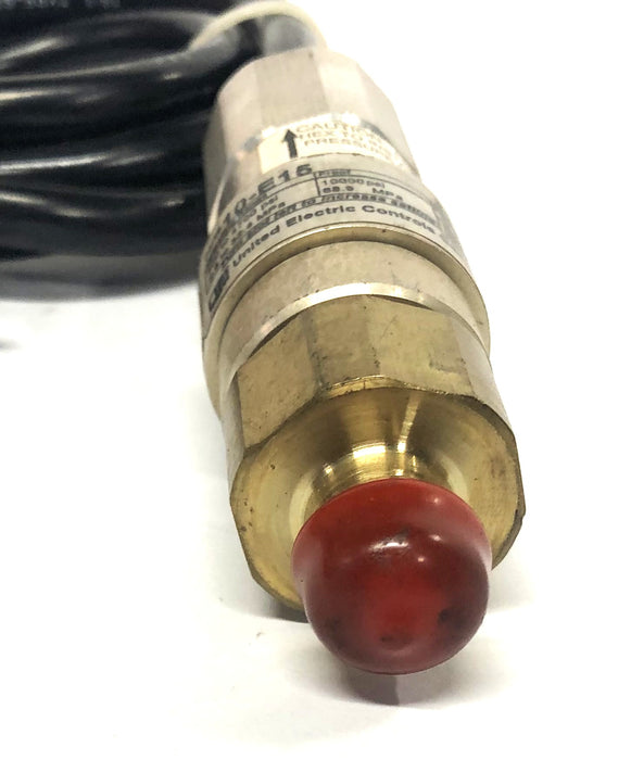 United Electric 5A 250VAC 400-4700psi 2.8-32.4MPa Pressure Switch 10-E15 USED
