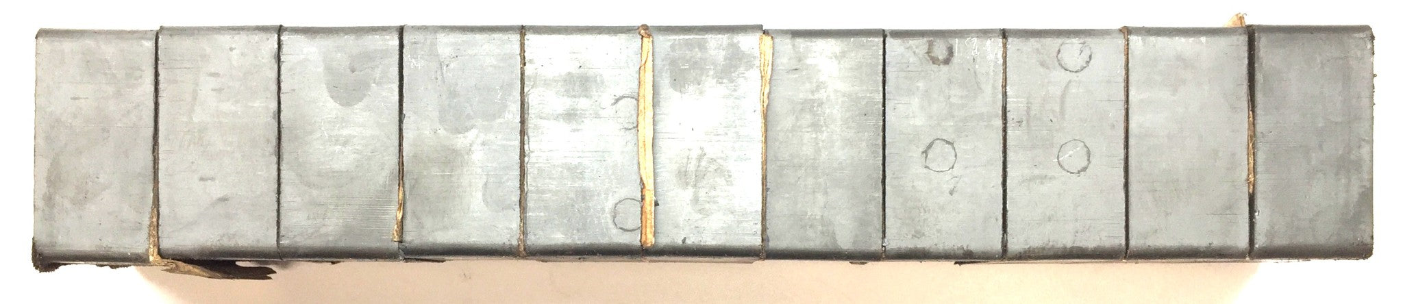 Unbranded 2" x 2" x 1" Magnetized Block Ferrite Magnets [Lot of 11] NOS