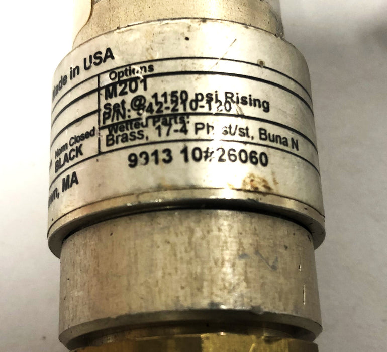 United Electric 5A 250VAC 400-4700psi 2.8-32.4MPa Pressure Switch 10-E15 USED