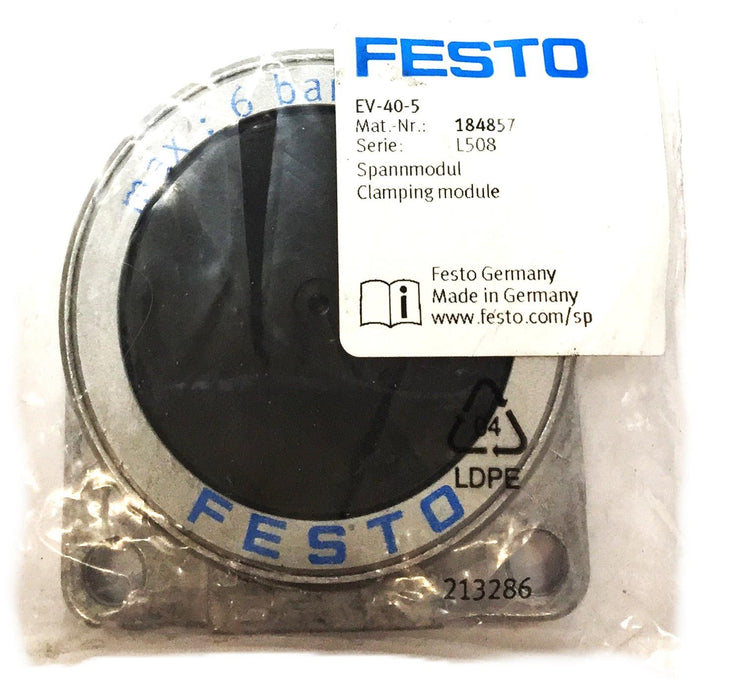 Festo L508 Clamping Module EV-40-5 (184857) NOS