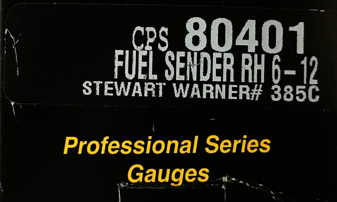 CarQuest/Stewart Warner Fuel Level Sender 80401/385C NOS