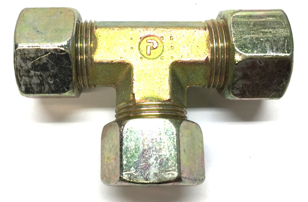 Parker Threaded Compression Union Coupling Tee 15-L NOS