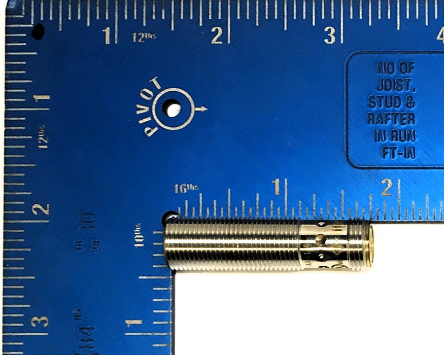 IFM inductive Proximity Sensor W/ (2) Hex Nuts IFS244 NOS