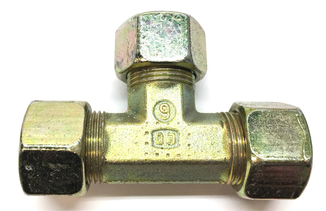 Parker Threaded Compression Union Coupling Tee 15-L NOS