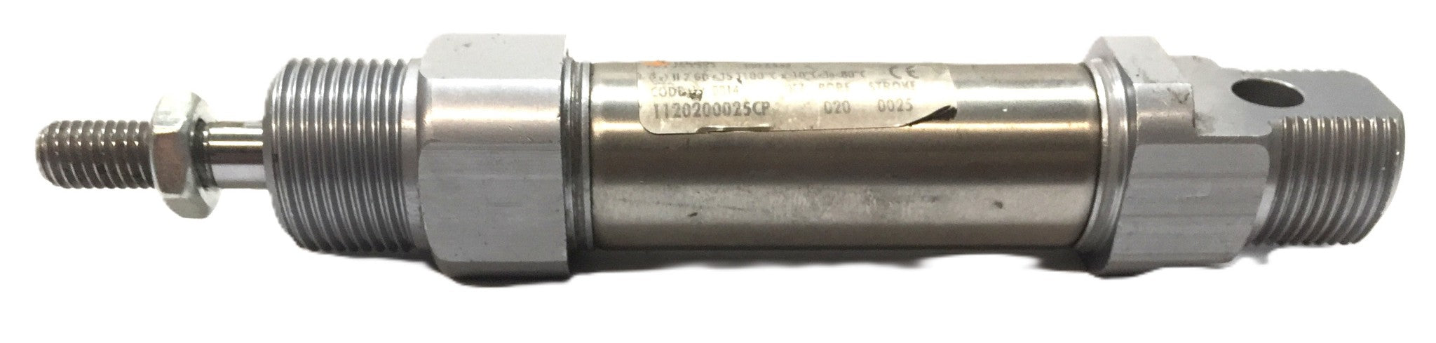 Metal Work 020 Bore/0025 Stroke Pneumatic Air Cylinder 1120200025CP USED