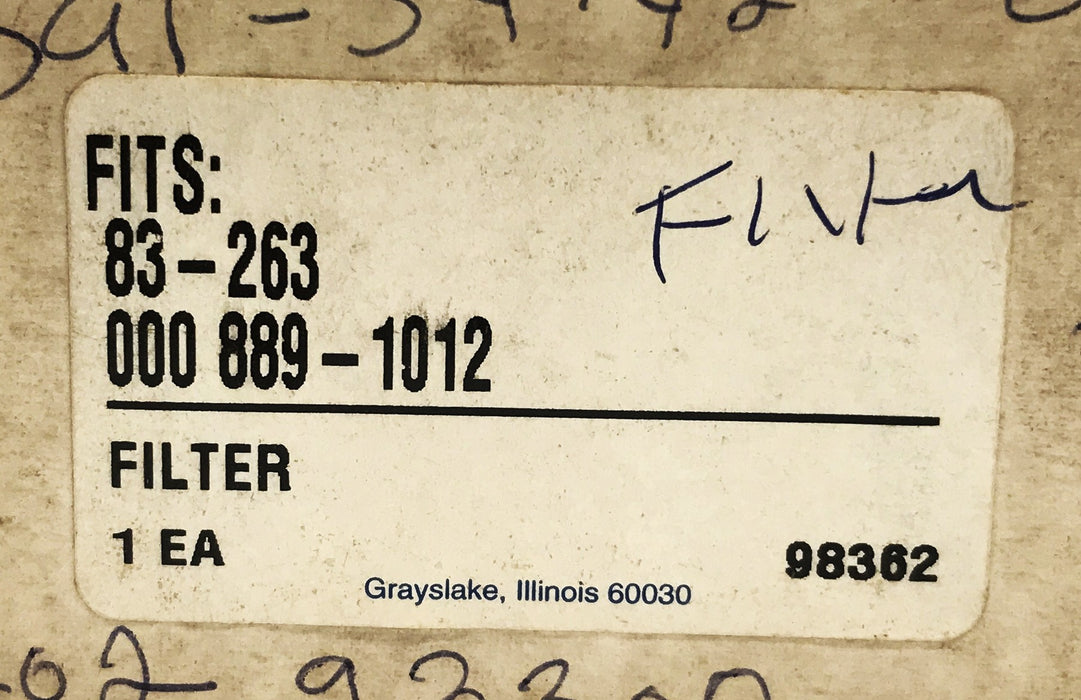 Intrupa Forklift Hydraulic Sump Strainer 83-263 (889-1012) NOS