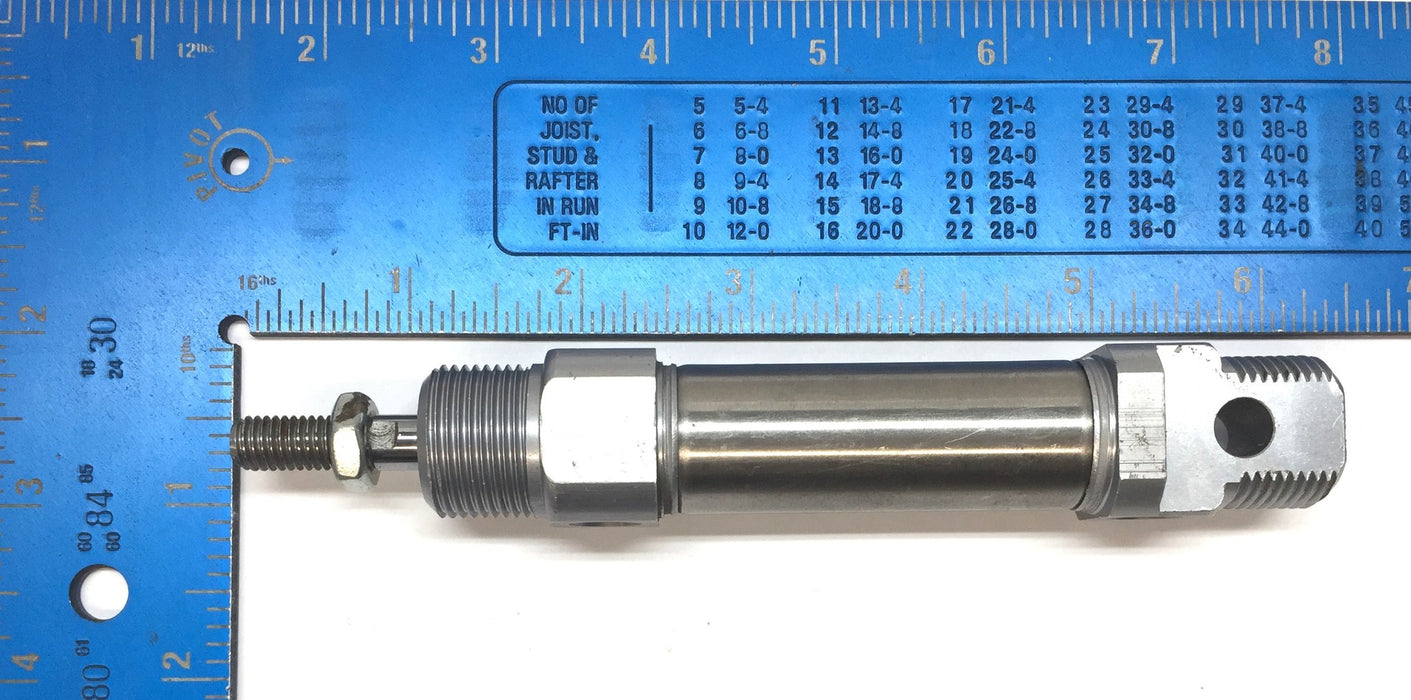 Metal Work 020 Bore/0025 Stroke Pneumatic Air Cylinder 1120200025CP USED