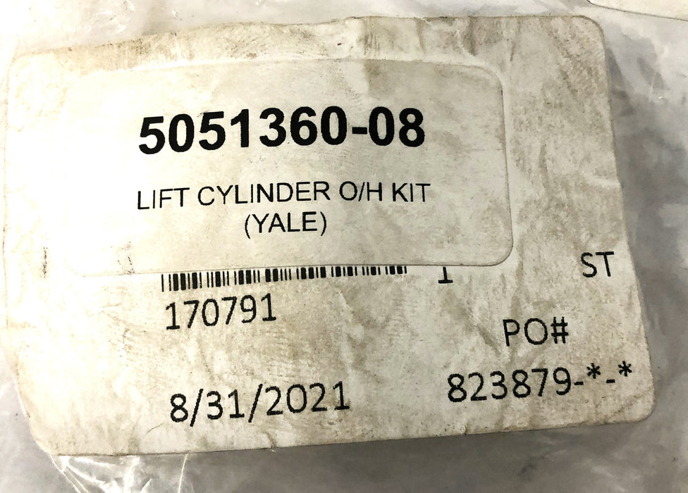 Unbranded Lift Cylinder O/H Kit For Yale 5051360-08 NOS