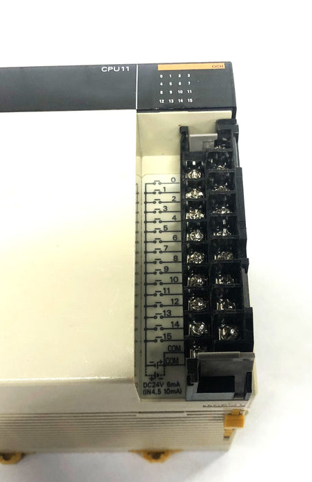 Omron 24VDC 10mA 16 Point CPU Unit CQM1-CPU11 NOS