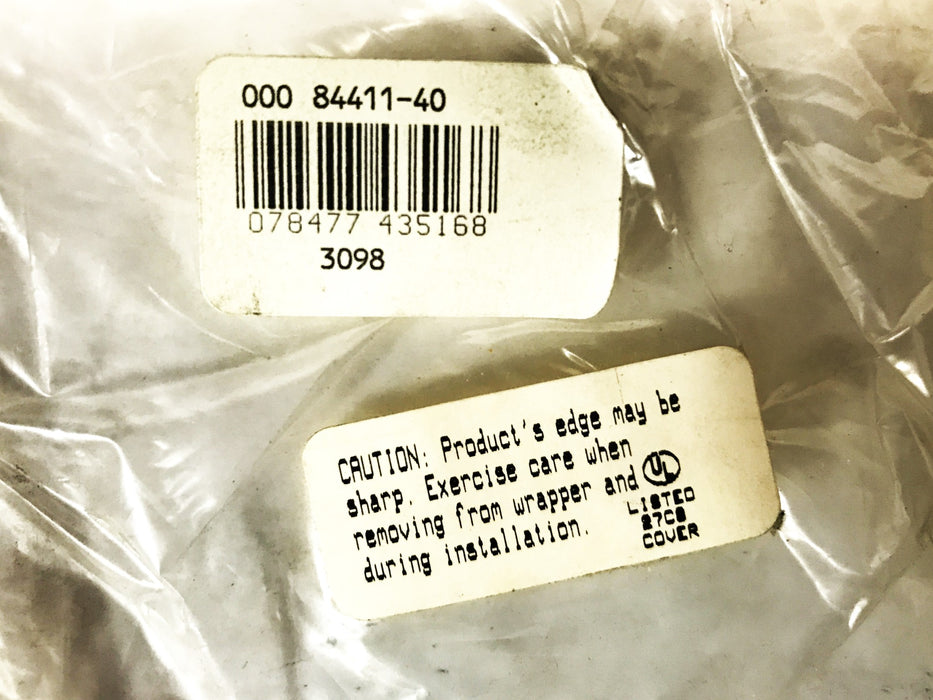 Leviton Stainless Steel 3-Gang Wall Plate 84411-40 [Lot of 3] NOS