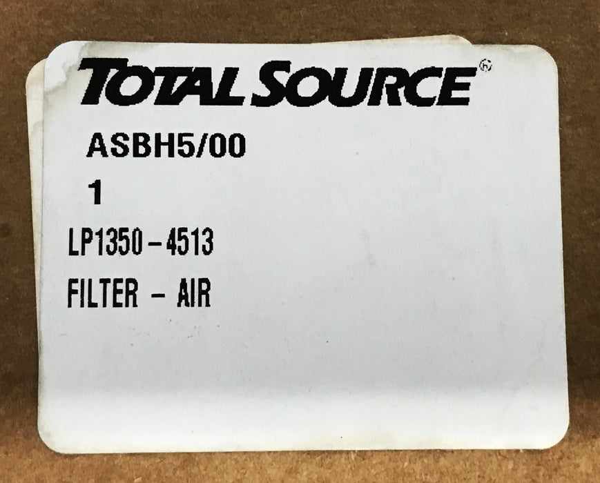 Total Source Forklift Air Filter LP1350-4513 NOS
