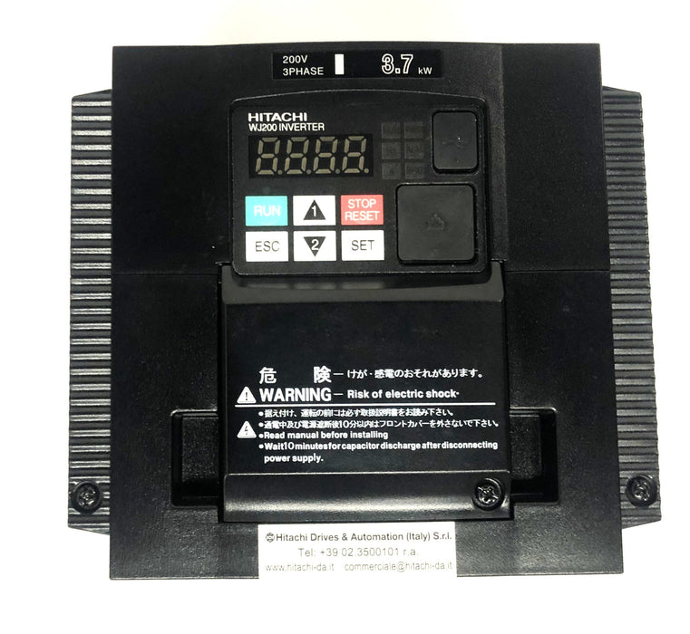 Hitachi Ver. 2.4 1PH Inverter Drive WJ200-037LF USED