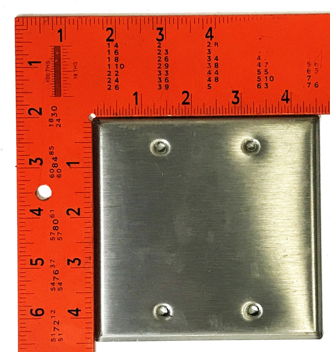 Pass & Seymour Stainless Steel Standard Blank Wallplate SS23 [Lot of 6] NOS