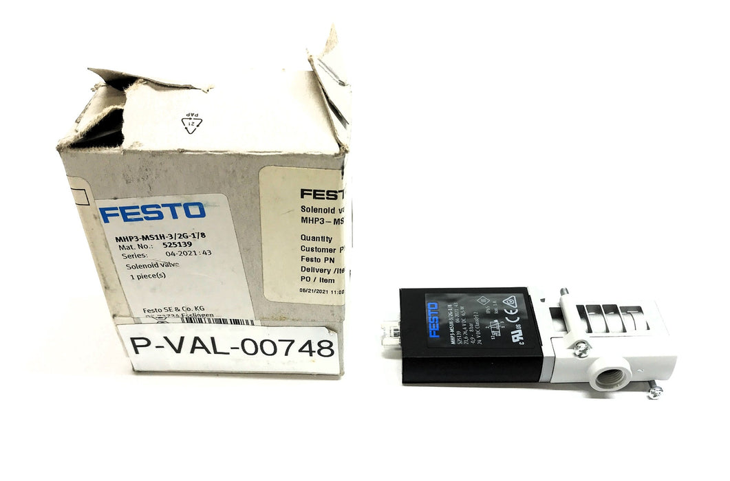 Festo Fast Switching Solenoid Valve MHP3-MS1H-3/2G-1/8 NOS