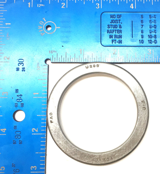 FAG Thrust Roller Bearing Washer U208 (No Box) NOS