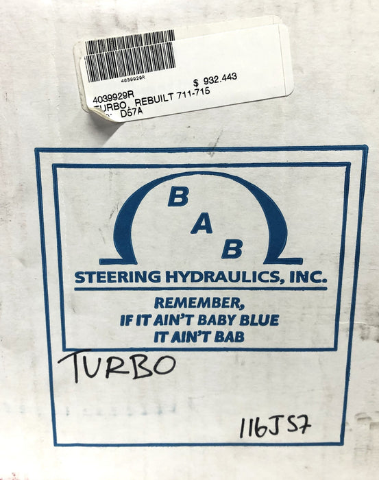 Holset HX35G Turbocharger 4039929 REMANUFACTURED