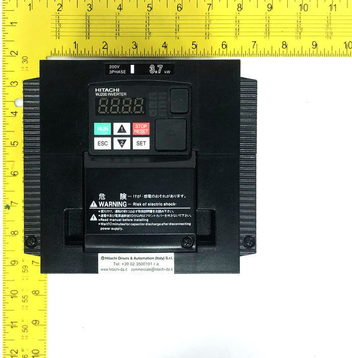 Hitachi Ver. 2.4 1PH Inverter Drive WJ200-037LF USED