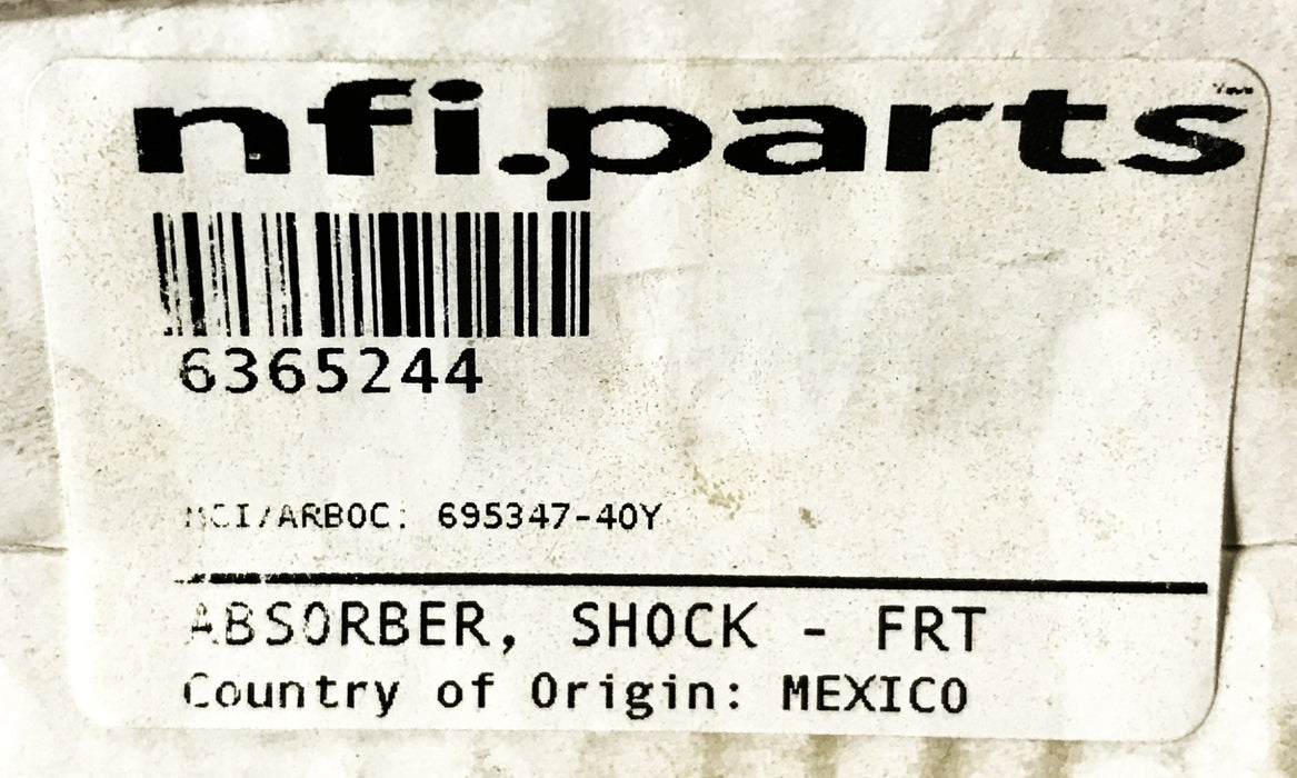 MCI Front Shock Absorber with Installation Hardware 695347-40Y NOS